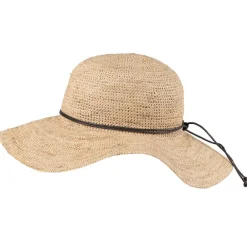 Salon Hatut Ja Pipot*hattu Straw Raffia Crochet Vaalea ruskea
