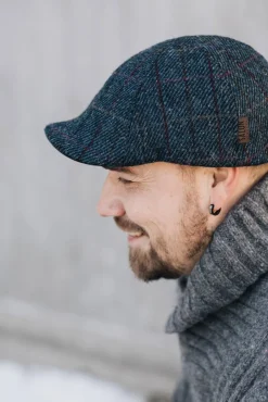 Salon lakkitehdas Hatut, Huivit Ja Käsineet*lippis Macon 56 Gen Harris Tweed