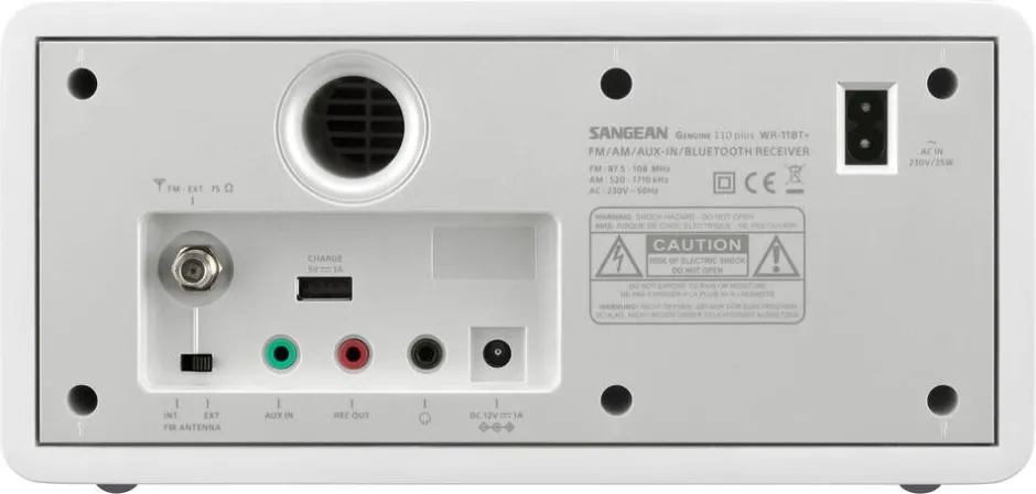 Sangean Radiot Ja Kelloradiot*radio WR-11BT+ Limited Edition Bluetooth valkoinen