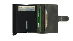 Secrid Lompakot*lompakko Miniwallet Vintage olive-black Olive - black