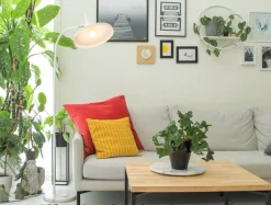 Sessak Sisustusvalaisimet*designlattiavalaisin Lakki valkoinen / marmori