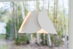 Sessak Sisustusvalaisimet*Lehmus design-riippuvalaisin mattavalkoinen