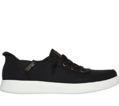 Skechers Kangaskengät*kangaskengät Womens Bobs Skipper Slip-Ins BLK BLK Black