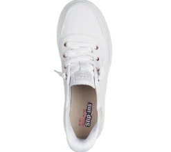 Skechers Kangaskengät*kangaskengät Womens Bobs Skipper Slip-Ins WHT WHT White