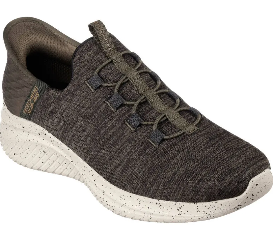 Skechers Kävelykengät*kävelykengät Mens Slip-Ins Ultra Flex 3.0 OLV OLV Olive