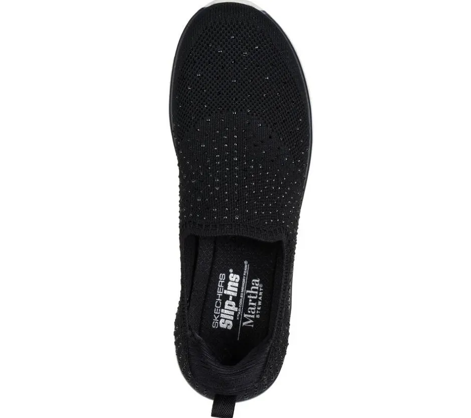 Skechers Kävelykengät*kävelykengät Slip-ins: Virtue - Starlight Black Bkw Black White