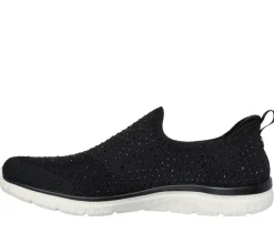 Skechers Kävelykengät*kävelykengät Slip-ins: Virtue - Starlight Black Bkw Black White