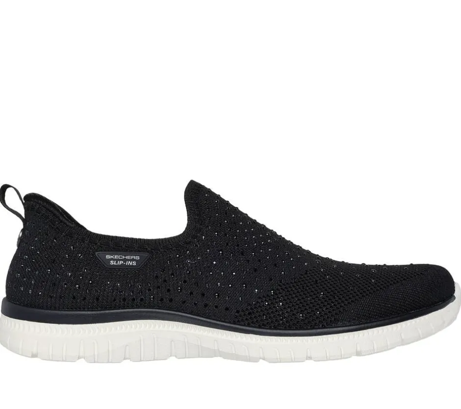 Skechers Kävelykengät*kävelykengät Slip-ins: Virtue - Starlight Black Bkw Black White