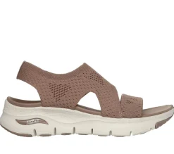 Skechers Sandaalit*sandaalit Womens Arch Fit MOC MOC Mocha