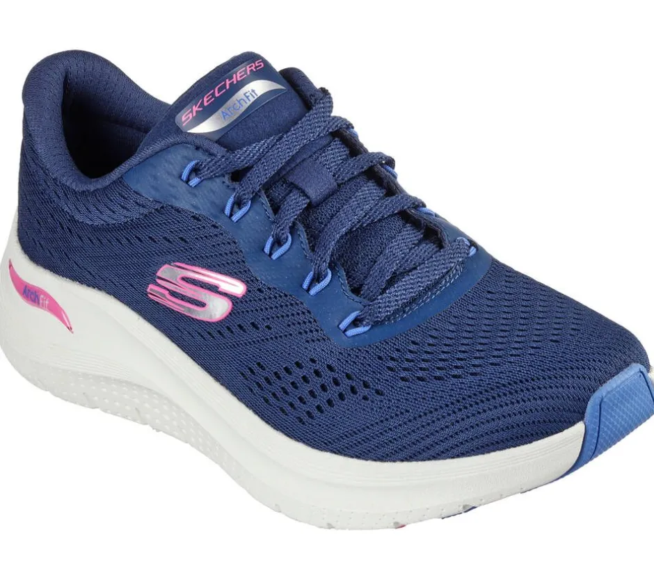 Skechers Tennarit Ja Sneakerit*sneakerit Womens Arch Fit - Big League NVMT NVMT Navy Multi