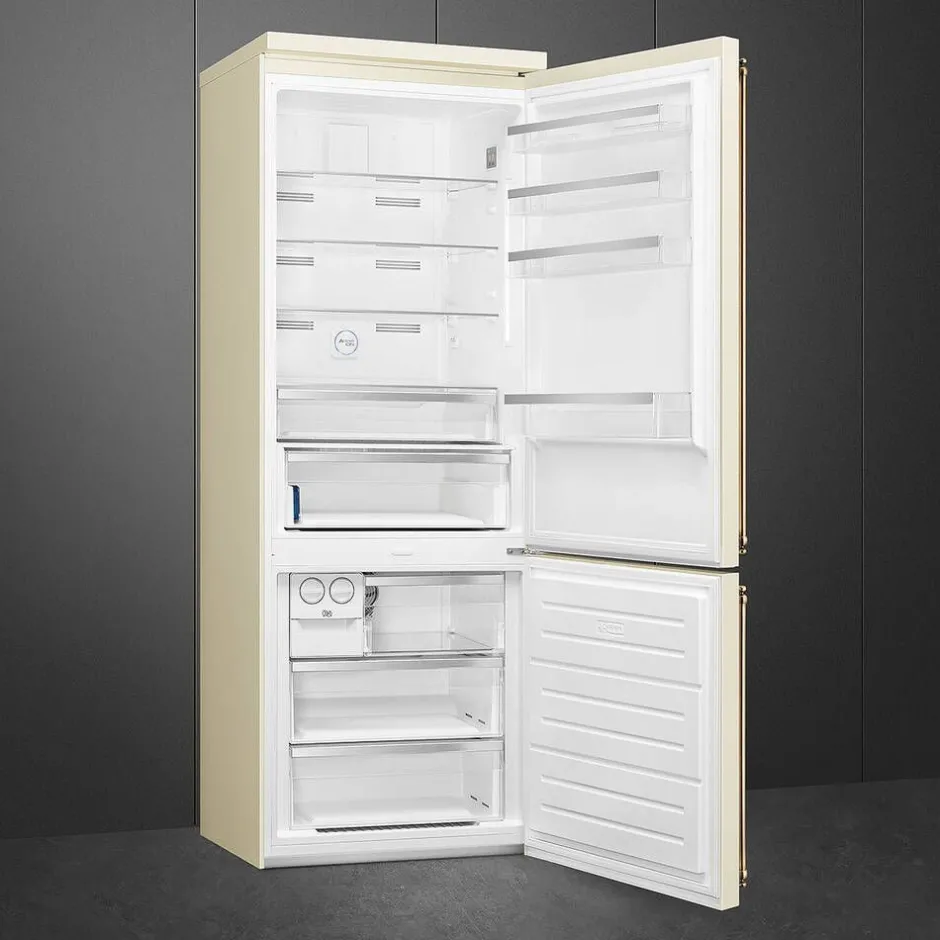 Smeg Jääkaapit Ja Pakastimet*Coloniale jääkaappi-pakastin 70 cm FA8005RPO5 kerma, oikea