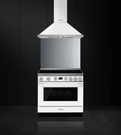 Smeg Uunit Ja Liedet*induktioliesi monitoimiuunilla CPF9IPWH Portofino valkoinen