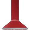Smeg Liesituulettimet*liesituuletin KPF9RD Portofino 90 cm punainen seinämalli