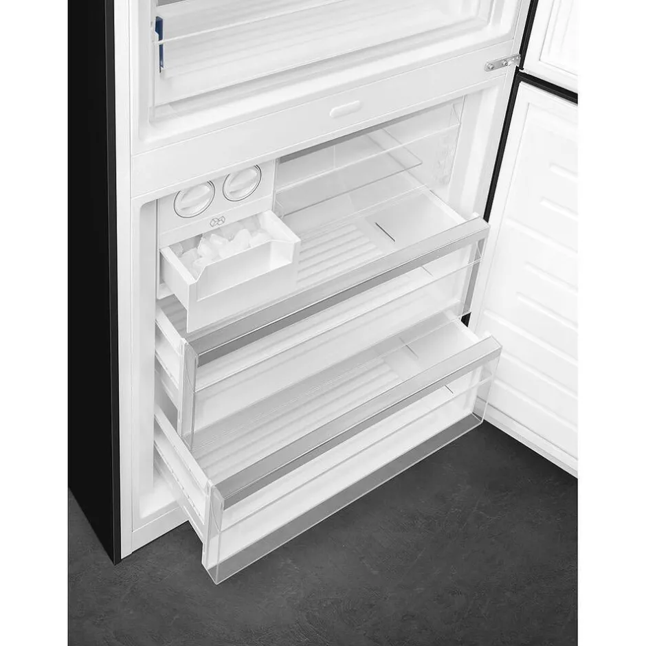Smeg Jääkaapit Ja Pakastimet*Portofino jääkaappipakastin FA490RBL5 musta oikea