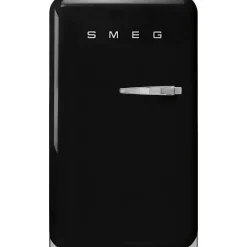 Smeg Jääkaapit Ja Pakastimet*retrojääkaappi FAB10LBL5, musta, vasen