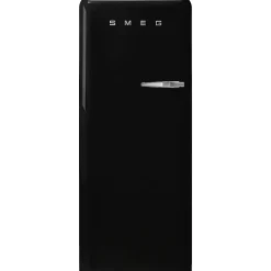 Smeg Jääkaapit Ja Pakastimet*retrojääkaappi FAB28LBL5 153 cm, musta, vasen