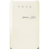 Smeg Jääkaapit Ja Pakastimet*retrojääkaappi FAB5LCR5 73 cm, kerma, vasen