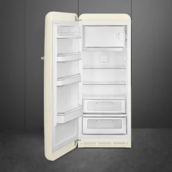 Smeg Jääkaapit Ja Pakastimet*retrojääkaappi FAB28LCR5 153 cm, kerma. vasen