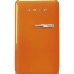 Smeg Jääkaapit Ja Pakastimet*retrojääkaappi FAB5LOR5 73 cm, oranssi, vasen