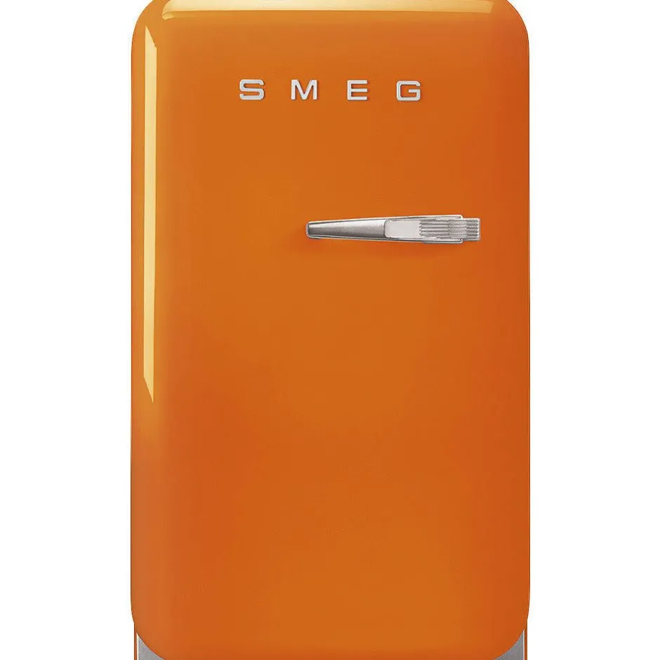 Smeg Jääkaapit Ja Pakastimet*retrojääkaappi FAB5LOR5 73 cm, oranssi, vasen
