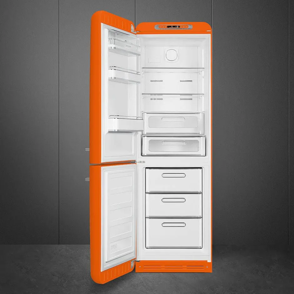 Smeg Jääkaapit Ja Pakastimet*retrojääkaappi FAB32LOR5 oranssi, vasen