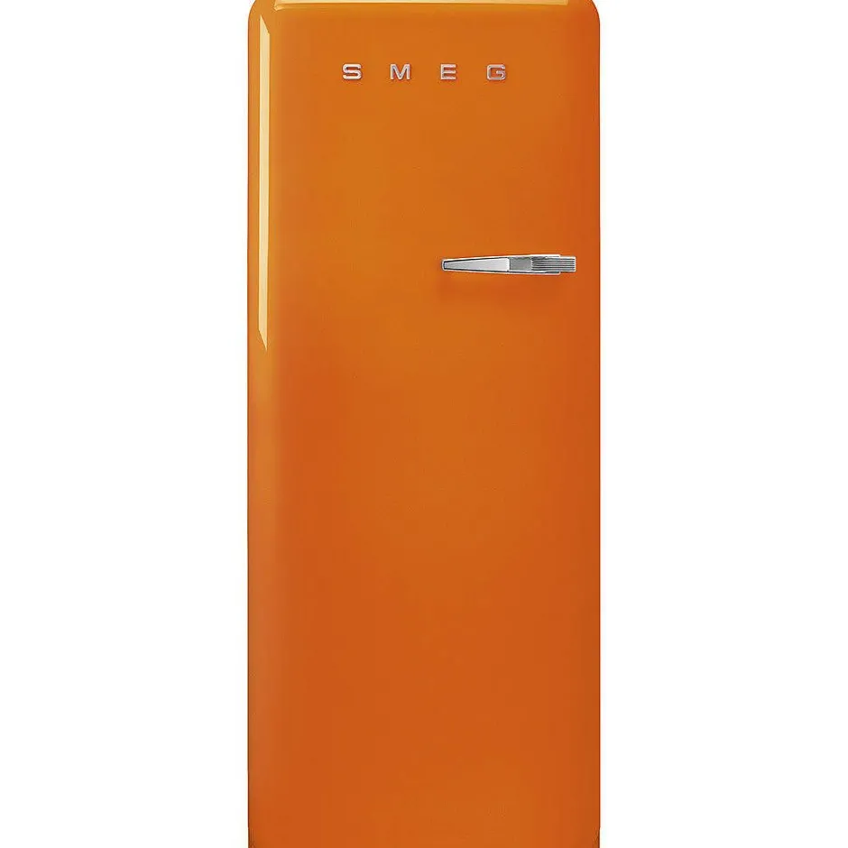 Smeg Jääkaapit Ja Pakastimet*retrojääkaappi FAB28LOR5 153 cm, oranssi, vasen