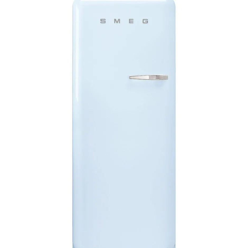Smeg Jääkaapit Ja Pakastimet*retrojääkaappi FAB28LPB5 153 cm, pastellinsininen, vasen