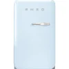 Smeg Jääkaapit Ja Pakastimet*retrojääkaappi FAB5LPB5 73 cm, pastellinsininen, vasen