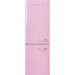 Smeg Jääkaapit Ja Pakastimet*retrojääkaappi FAB32LPK5 vaaleanpunainen, vasen