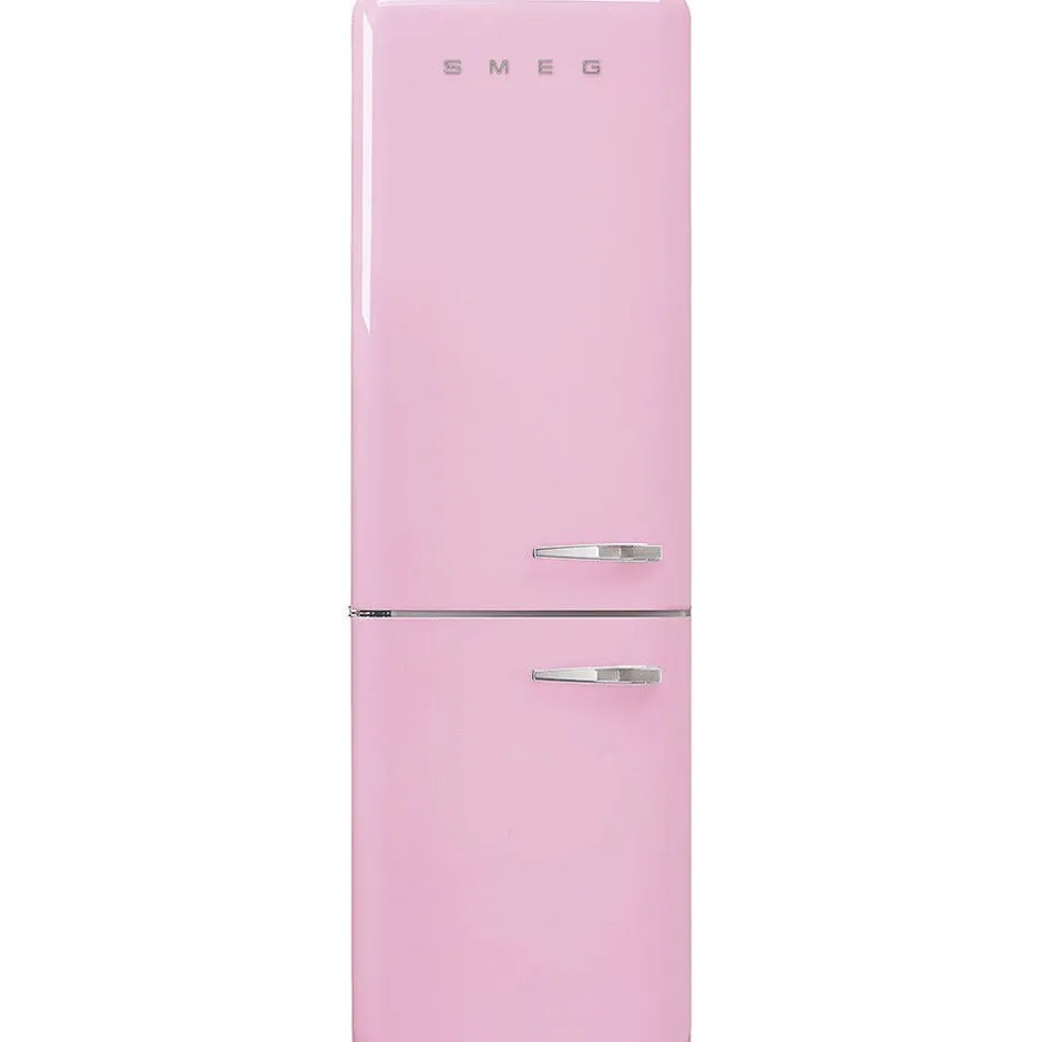 Smeg Jääkaapit Ja Pakastimet*retrojääkaappi FAB32LPK5 vaaleanpunainen, vasen