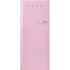 Smeg Jääkaapit Ja Pakastimet*retrojääkaappi FAB28LPK5 153 cm, vaal. pun., vasen
