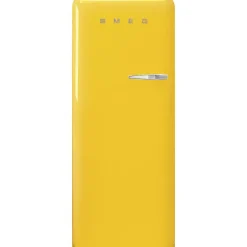 Smeg Jääkaapit Ja Pakastimet*retrojääkaappi FAB28LYW5 153 cm, kelt., vasen