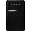 Smeg Jääkaapit Ja Pakastimet*retrojääkaappi FAB5RBL5 73 cm, musta, oikea