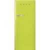 Smeg Jääkaapit Ja Pakastimet*retrojääkaappi FAB28RLI5 153 cm, lime, oikea