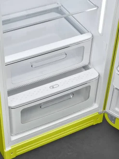 Smeg Jääkaapit Ja Pakastimet*retrojääkaappi FAB28RLI5 153 cm, lime, oikea