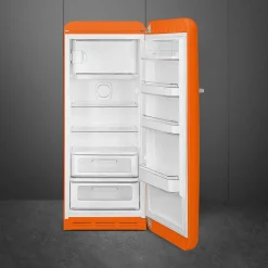 Smeg Jääkaapit Ja Pakastimet*retrojääkaappi FAB28ROR5 153 cm, oranssi, oikea