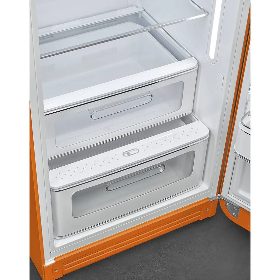 Smeg Jääkaapit Ja Pakastimet*retrojääkaappi FAB28ROR5 153 cm, oranssi, oikea