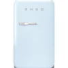 Smeg Jääkaapit Ja Pakastimet*retrojääkaappi FAB5RPB5 73 cm, pastellinsininen, oikea