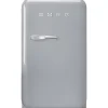 Smeg Jääkaapit Ja Pakastimet*retrojääkaappi FAB5RSV5 73 cm, hopea, oikea