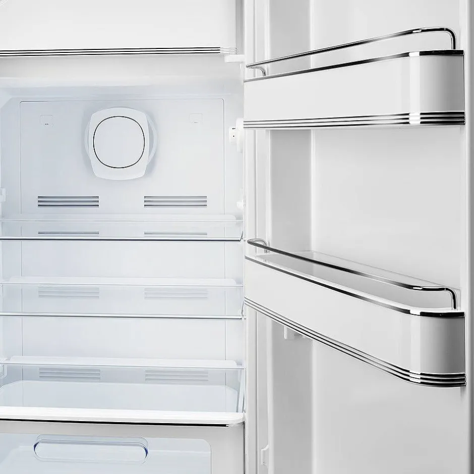 Smeg Jääkaapit Ja Pakastimet*retrojääkaappi FAB28RWH5 153 cm, valk., oikea