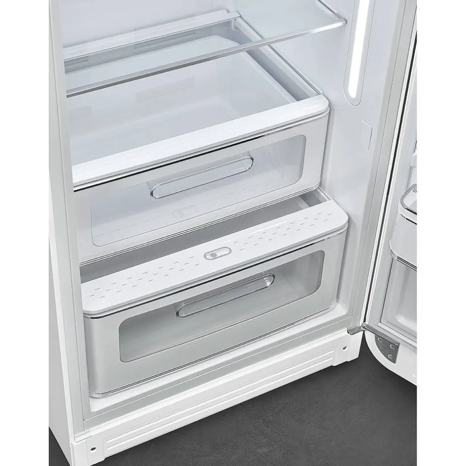 Smeg Jääkaapit Ja Pakastimet*retrojääkaappi FAB28RWH5 153 cm, valk., oikea