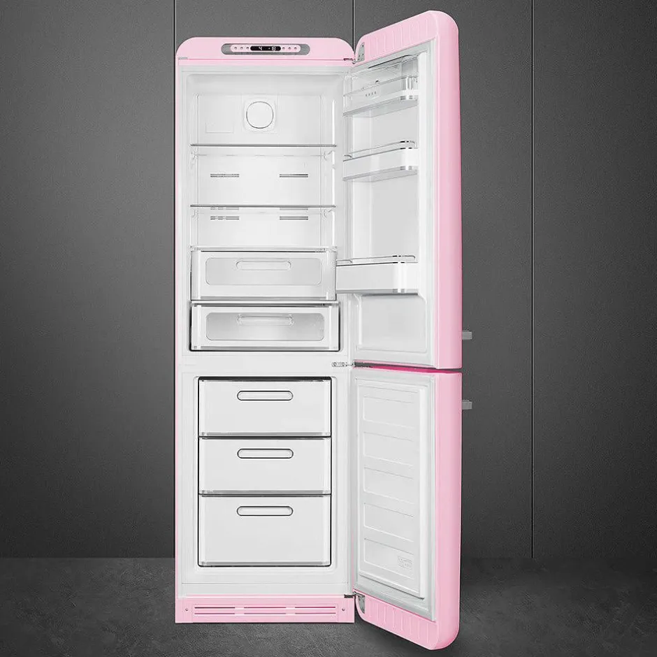 Smeg Jääkaapit Ja Pakastimet*retrojääkaappipakastin FAB32RPK5 pinkki, oikea