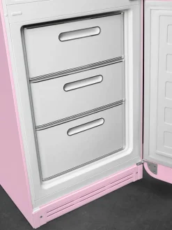 Smeg Jääkaapit Ja Pakastimet*retrojääkaappipakastin FAB32RPK5 pinkki, oikea