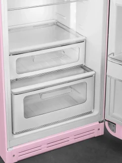 Smeg Jääkaapit Ja Pakastimet*retrojääkaappipakastin FAB30RPK5 vaaleanpunainen, oikea