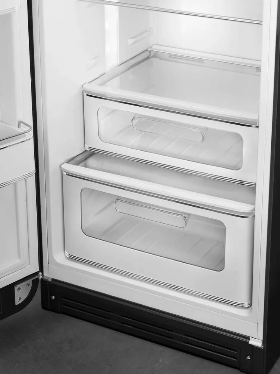 Smeg Jääkaapit Ja Pakastimet*retrojääkaappipakastin FAB30LBL5 musta, vasen
