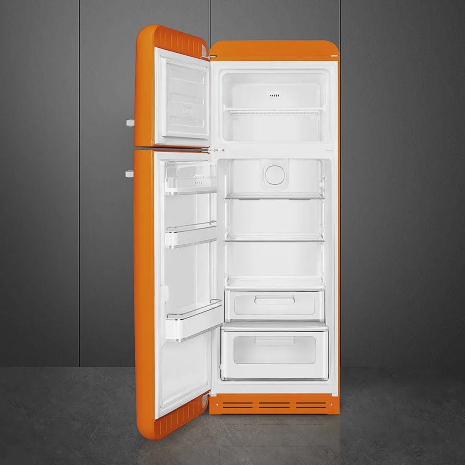 Smeg Jääkaapit Ja Pakastimet*retrojääkaappipakastin FAB30LOR5 oranssi, vasen