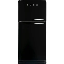 Smeg Jääkaapit Ja Pakastimet*retrojääkaappi-pakastin FAB50RBL5, musta, vasen