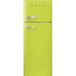 Smeg Jääkaapit Ja Pakastimet*retrojääkaappipakastin FAB30RLI5 limevihreä, oikea