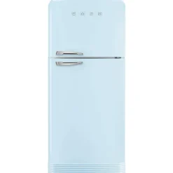 Smeg Jääkaapit Ja Pakastimet*retrojääkaappi-pakastin FAB50RPB5, pastellinsininen, oikea