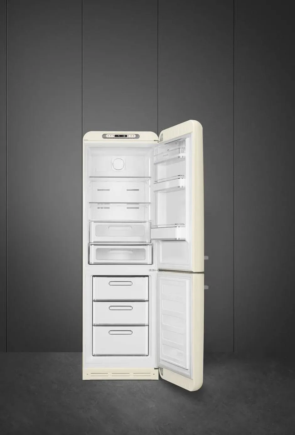 Smeg Jääkaapit Ja Pakastimet*retrojääkaappipakastin FAB32RCR5 kerma, oikea